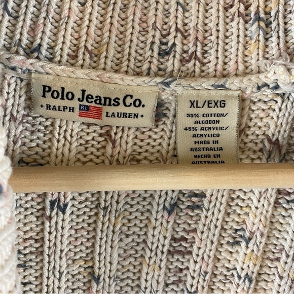 Polo Jeans Women’s Ribbed Belted Long Cardigan XL - Picture 8 of 9